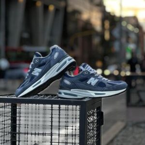 New Balance 991V2 - Silver Blue Turbulence
