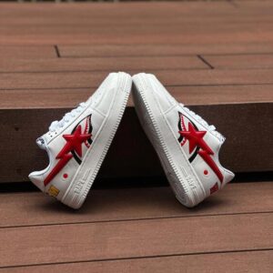 A Bathing Ape Bape Sta Shark M2 - White