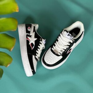 A Bathing Ape - Bape Sta Low Block Shark Black